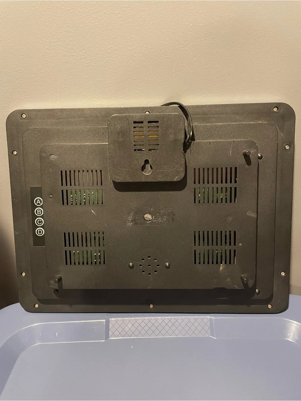 Boston Red Sox Themed LED Wall Clock in Navy, White & Red